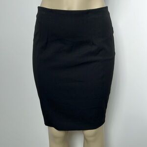Express size 4 black midi skirt